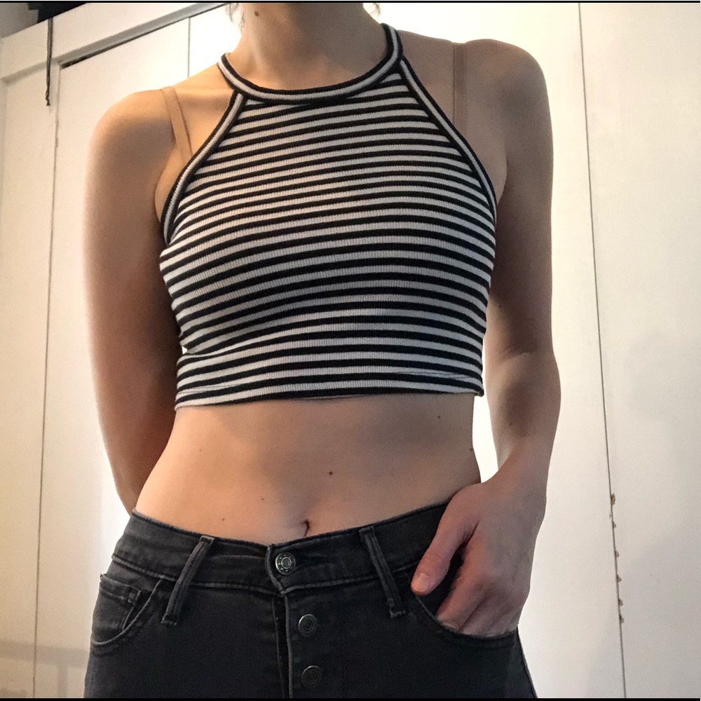 Stripped crop top